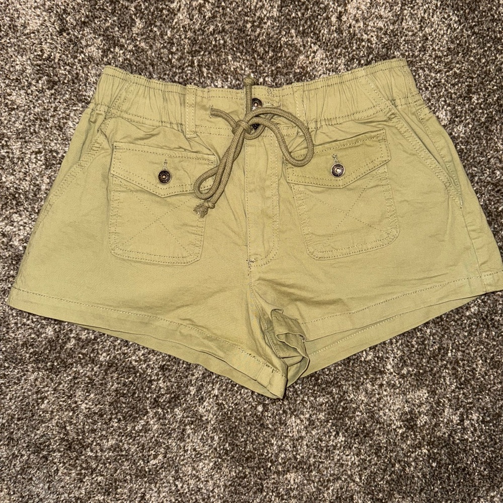 Olive Green Cargo Shorts Size Small